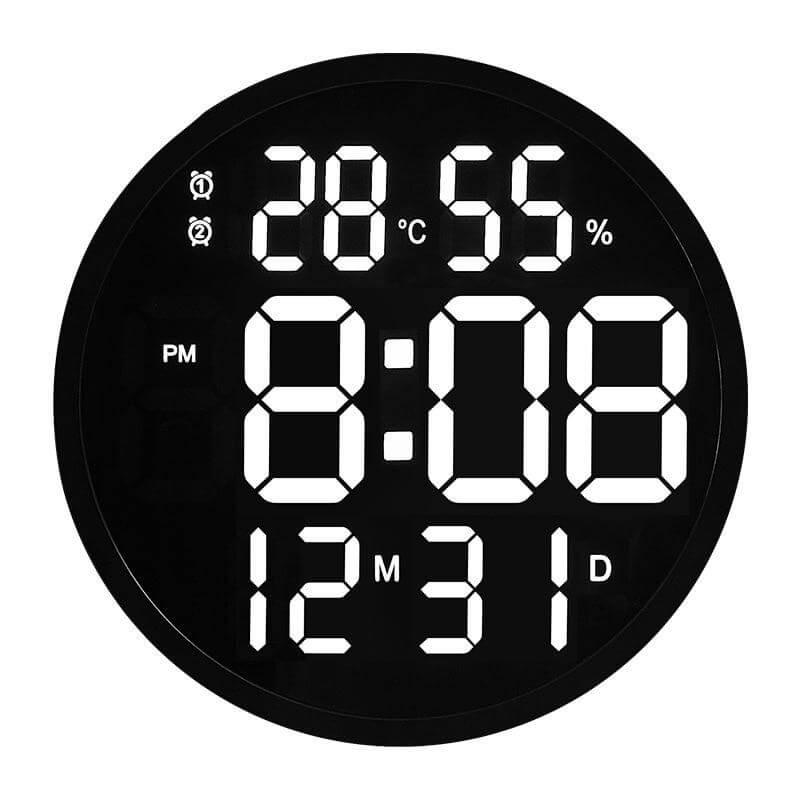 horloge scandinave digitale design