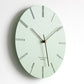 horloge scandinave vert clair