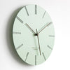 horloge scandinave vert clair