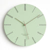 horloge scandinave vert clair