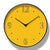 horloge scandinave jaune moutarde