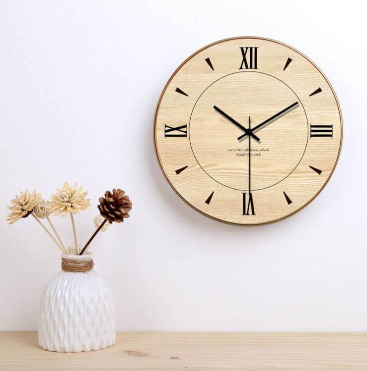 horloge scandinave chiffre romain