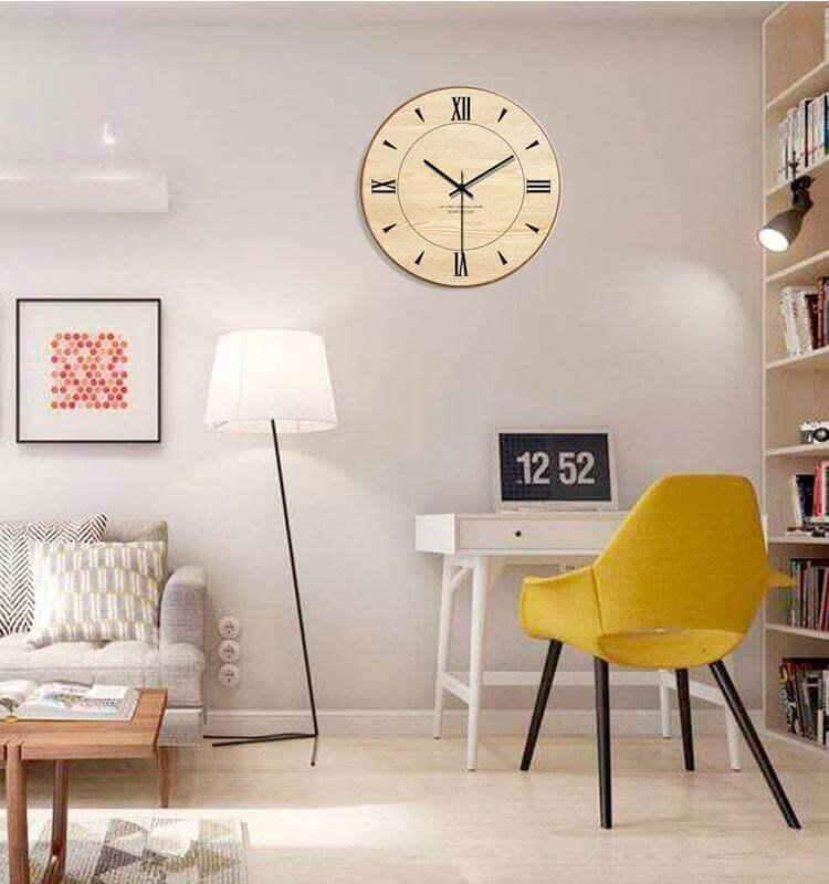 horloge scandinave chiffre romain