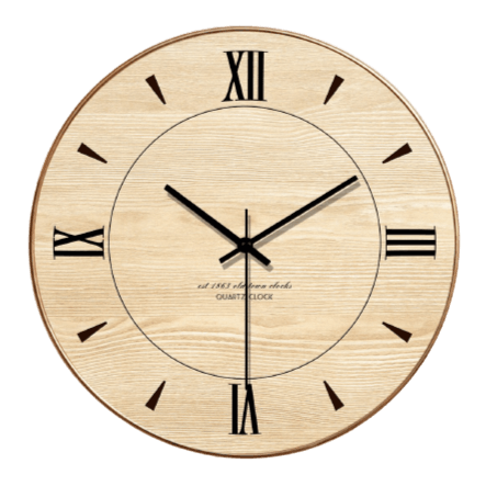 horloge scandinave chiffre romain