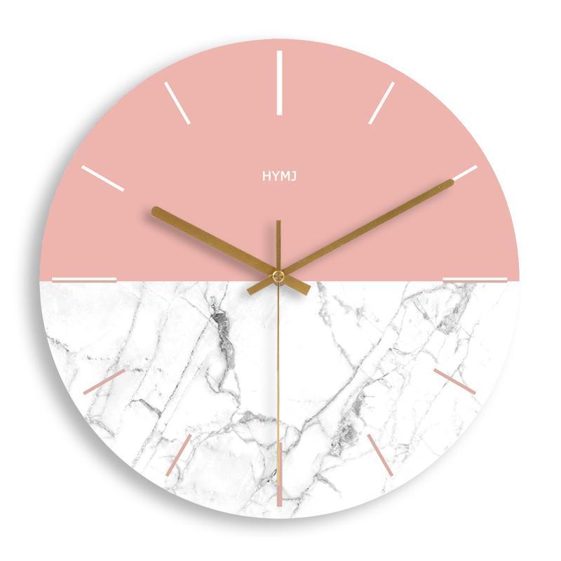 horloge scandinave blanc et pastel