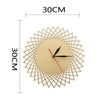 horloge scandinave bois design