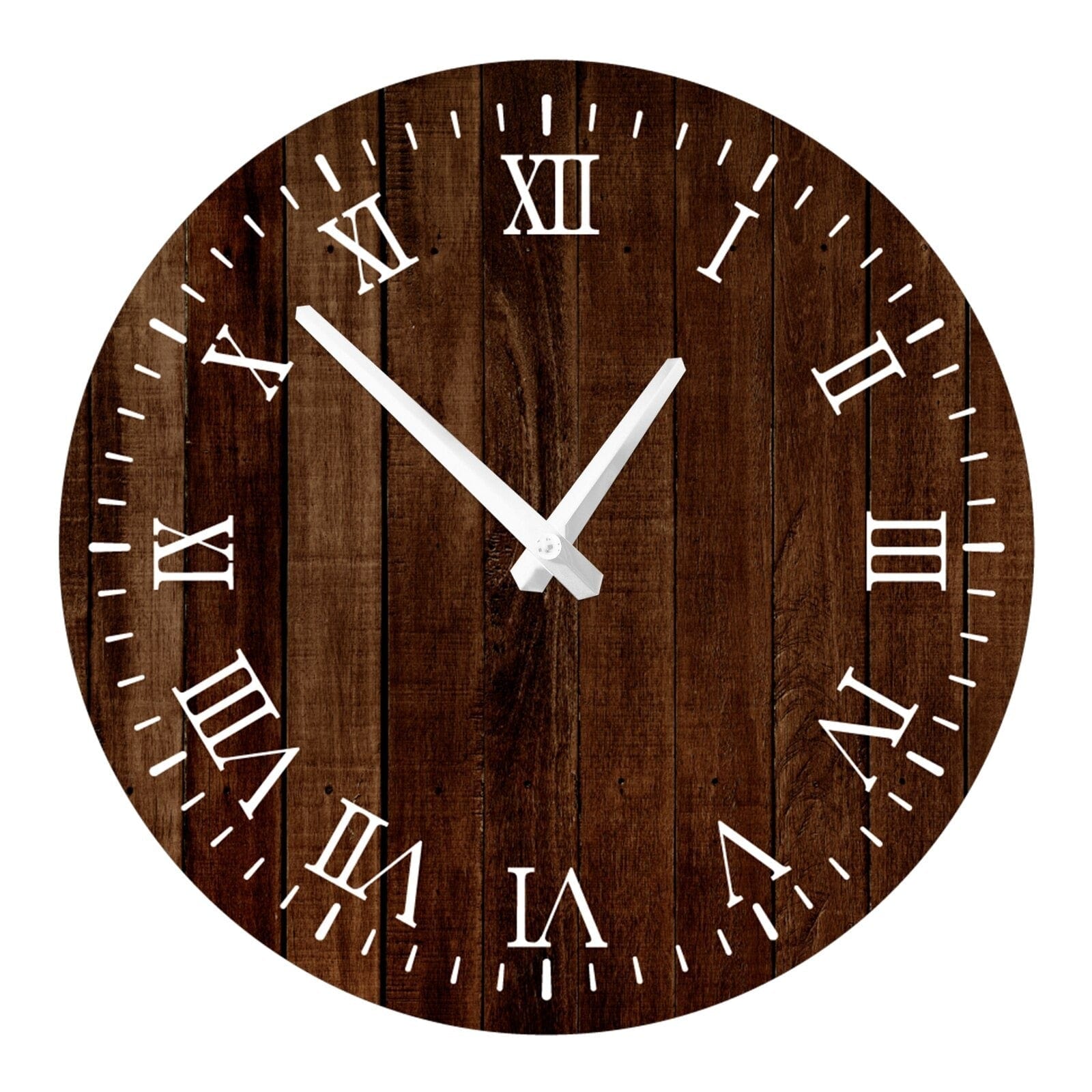 Horloge murale style Scandinave - Bois Ancien Temps des Horloges