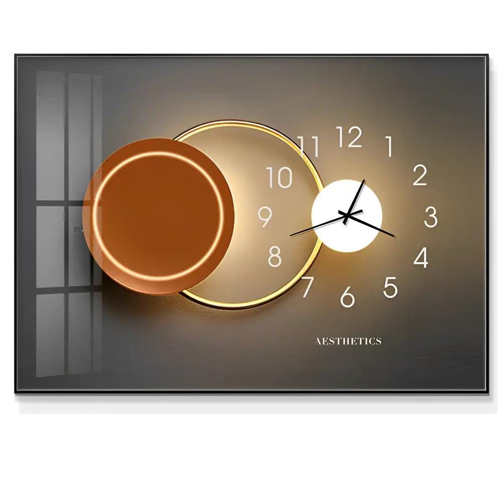 horloge tableau design