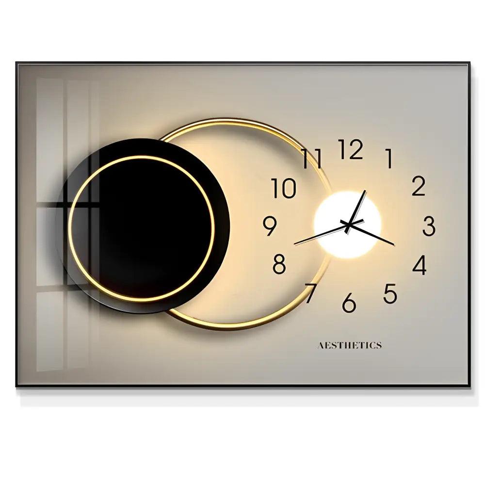 horloge tableau design