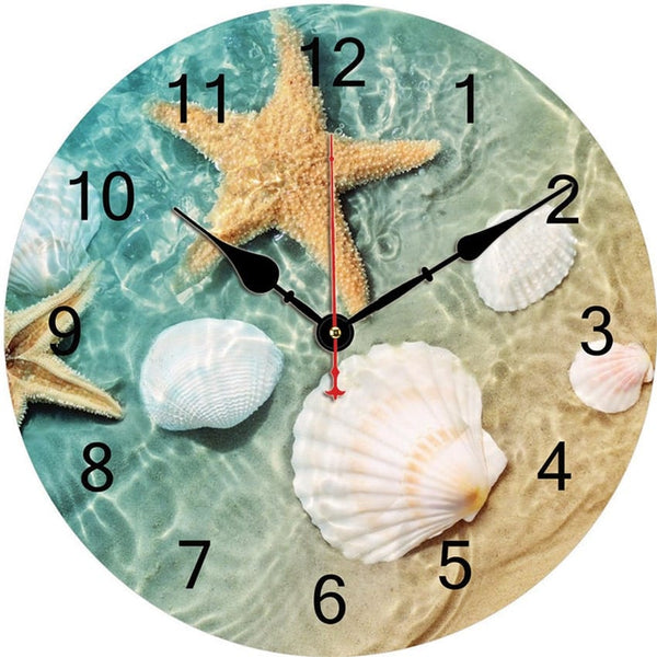 Horloge Murale Thème Mer Temps des Horloges
