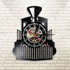 horloge vinyle train vintage led
