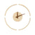 horloge scandinave transparente