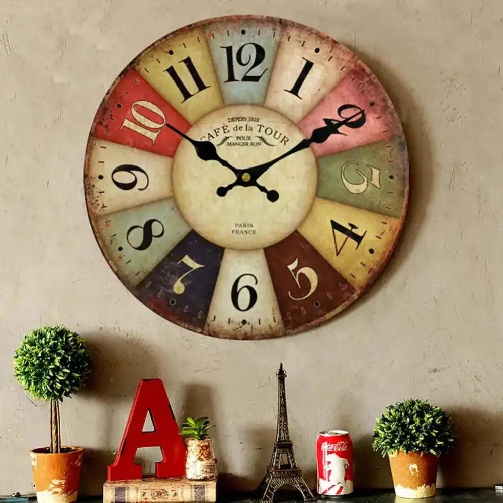 horloge vintage 30 cm