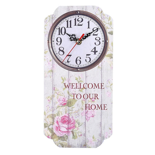 Horloge murale Vintage Blanche Temps des Horloges
