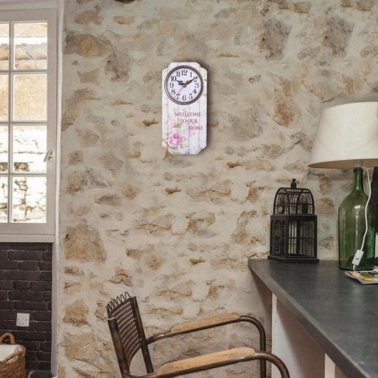 Horloge murale Vintage Blanche Temps des Horloges