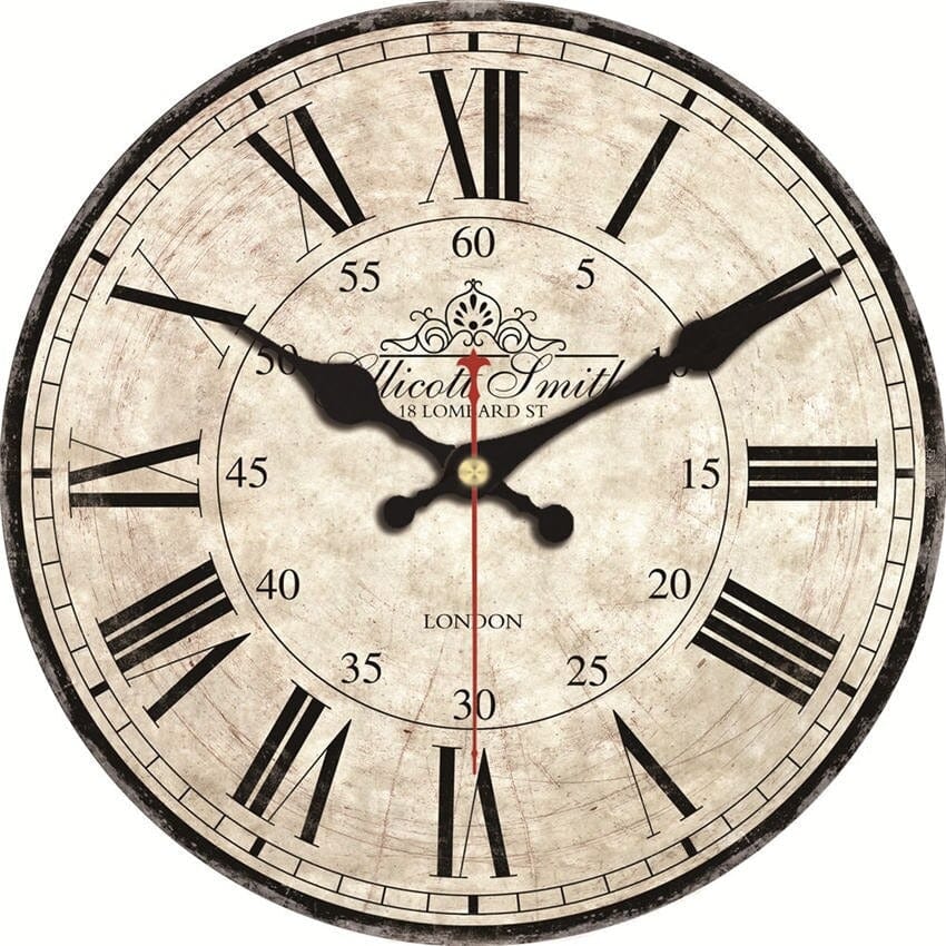 horloge vintage beige