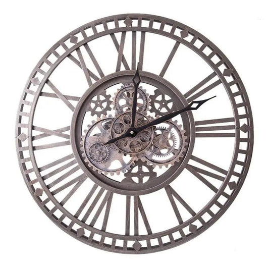 horloge vintage metal