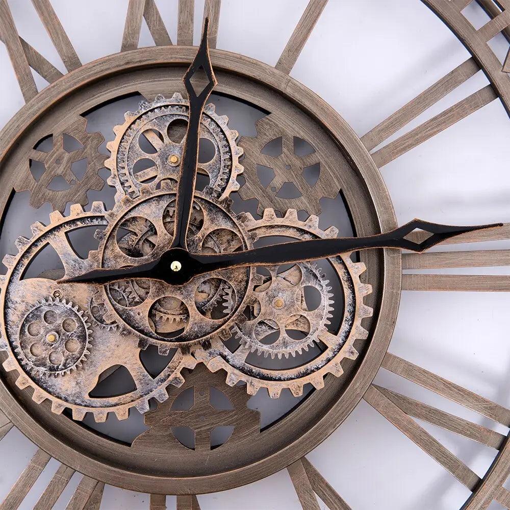 horloge vintage metal