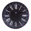 Horloge murale Vintage Fleurs de Lys. Temps des Horloges