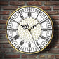 horloge industrielle ancienne