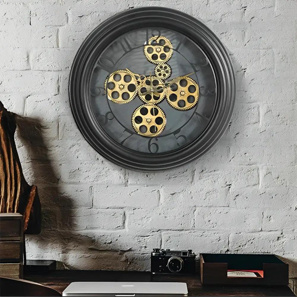 horloge ancienne noir