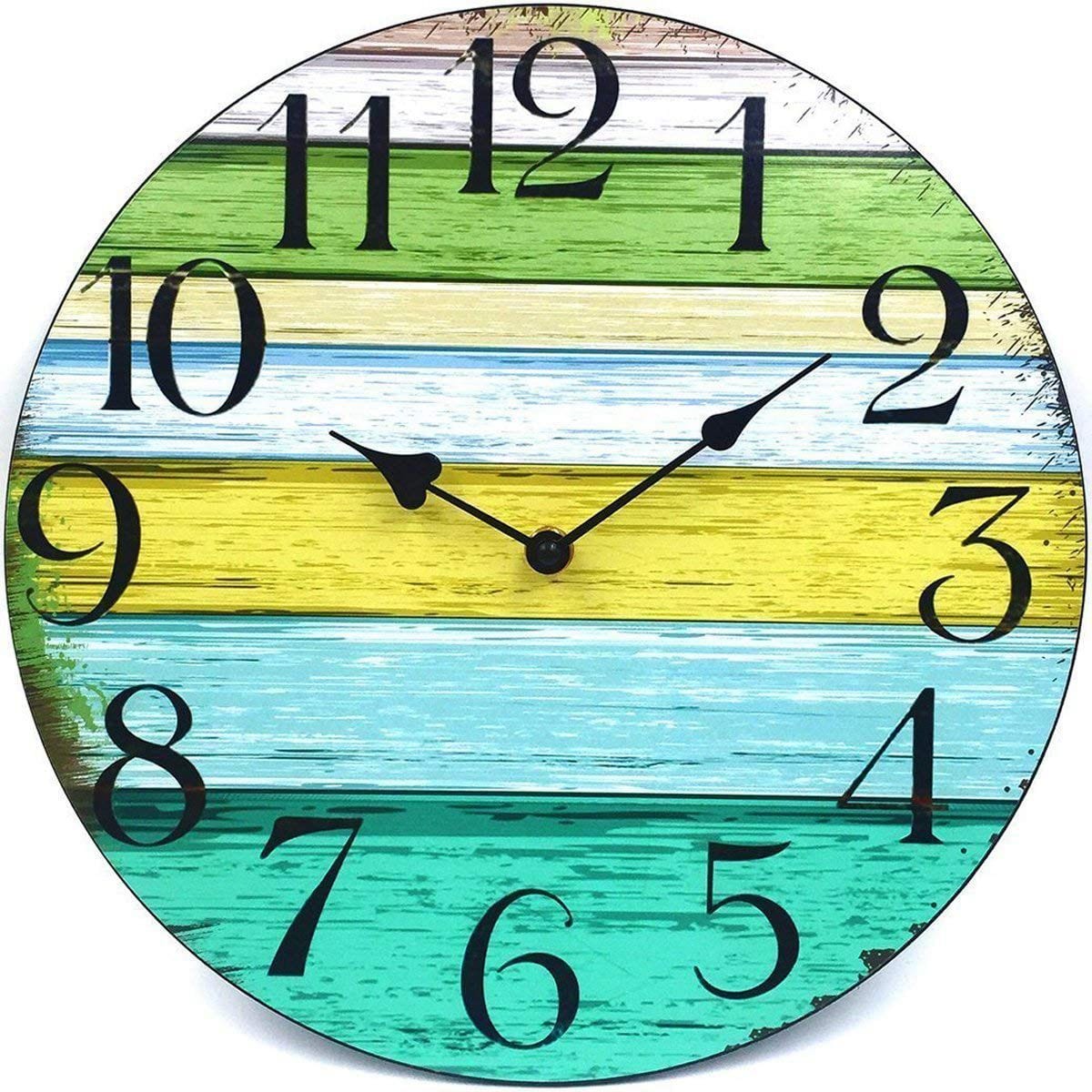 Horloge murale Vintage Style Rustique Temps des Horloges