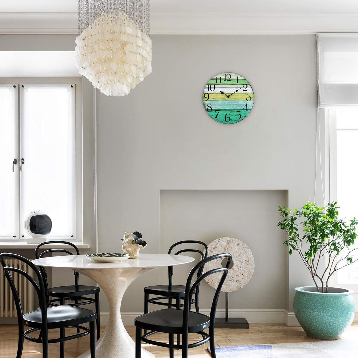Horloge murale Vintage Style Rustique Temps des Horloges