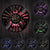 horloge vinyle rock n roll led