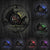 horloge vinyle chasse led