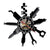 Horloge murale Vinyle Garage Temps des Horloges