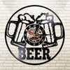 horloge vinyle biere led