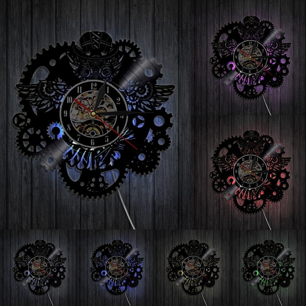 horloge style industriel led