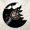 horloge vinyle loup led