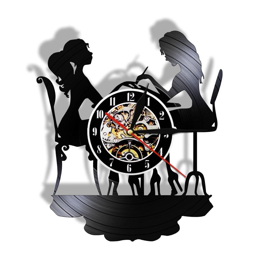 Horloge murale Vinyle Originale Temps des Horloges