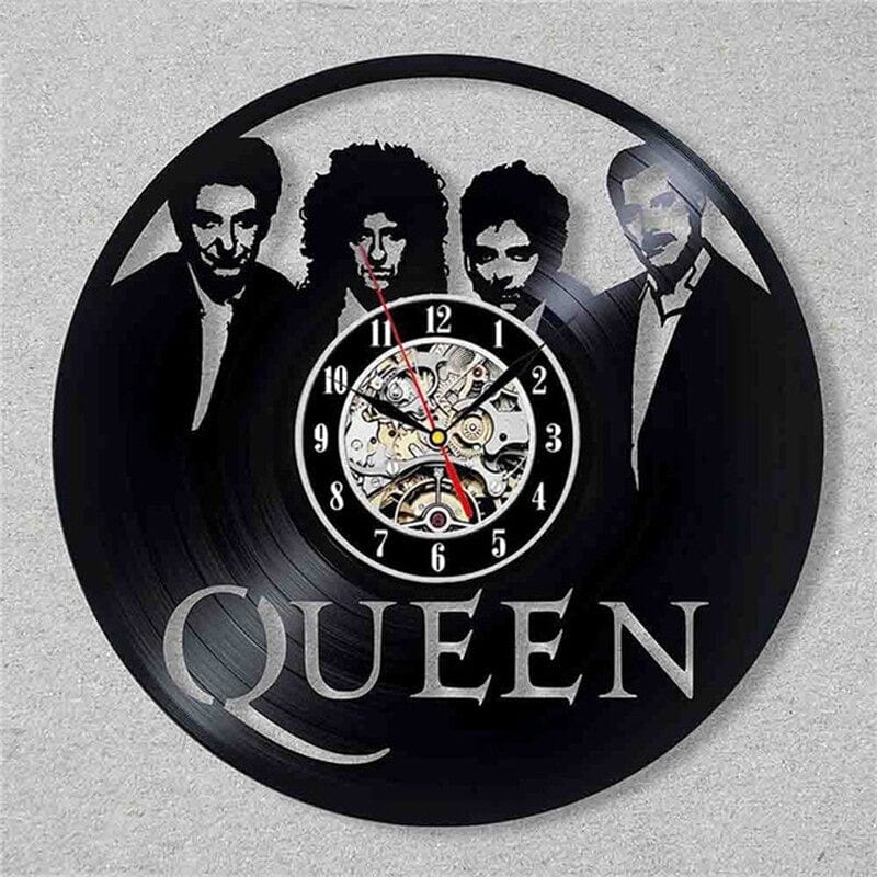 Horloge murale Vinyle Queen Temps des Horloges