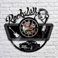 Horloge murale Vinyle Rockabilly Temps des Horloges