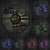 horloge vinyle sushi led