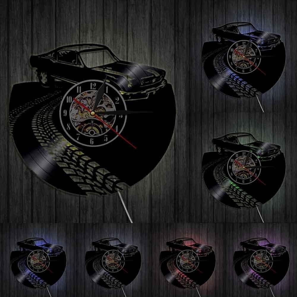 horloge led voiture vinyle