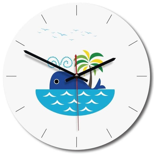 horloge enfant baleine