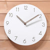 horloge scandinave bois blanc moderne