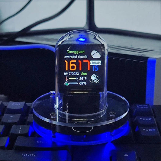 horloge nixie mini station meteo