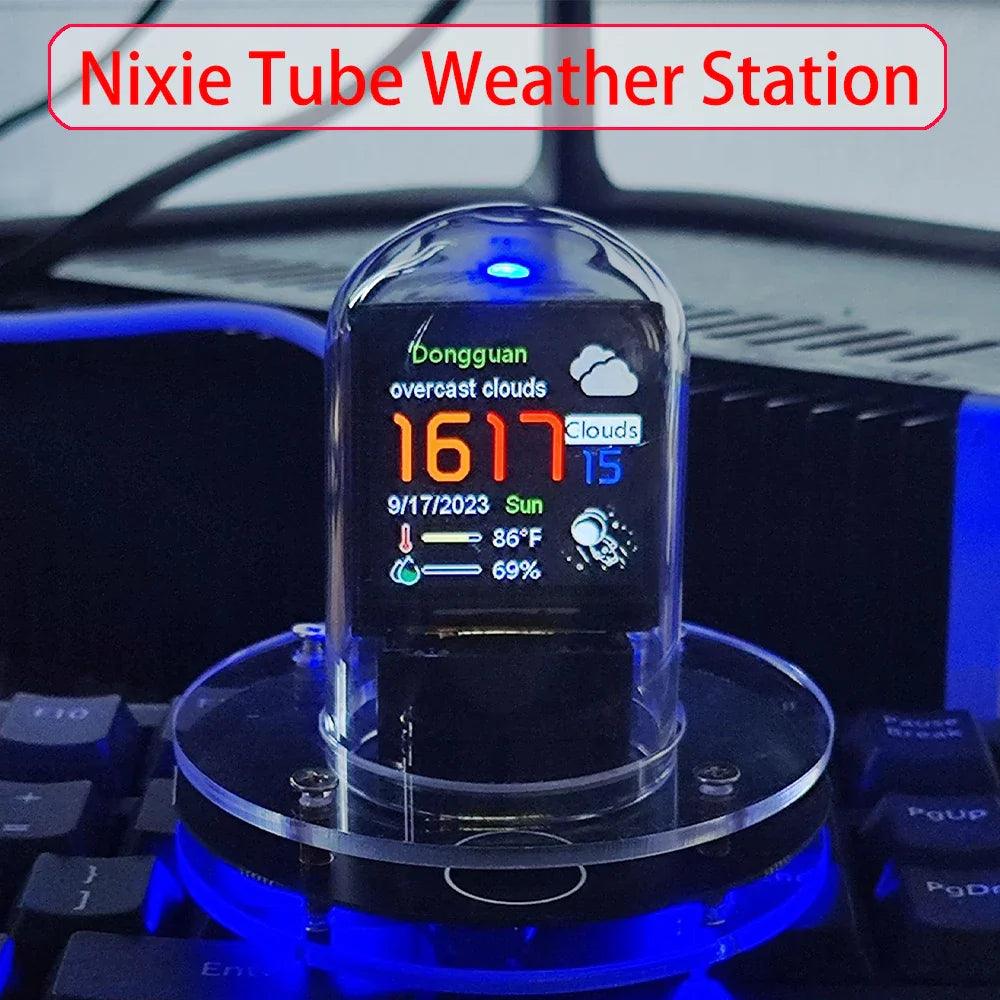 horloge nixie mini station meteo