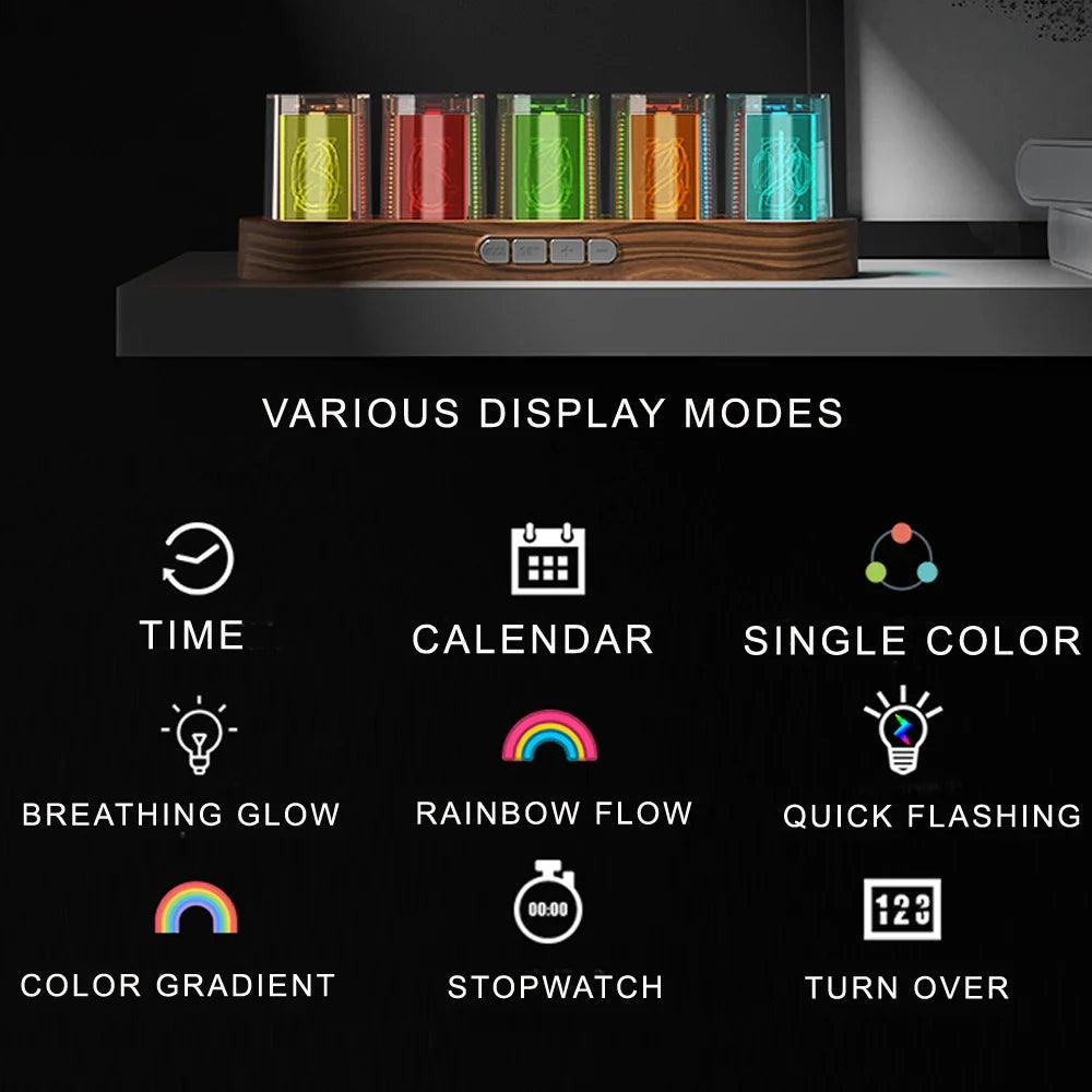 horloge nixie rgb design