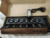 horloge nixie bois vintage