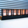 horloge nixie retro futuriste
