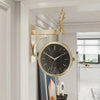 Horloge Noire Design Temps-des-horloges®