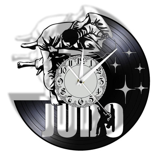 Horloge Vinyle Judo Temps des Horloges