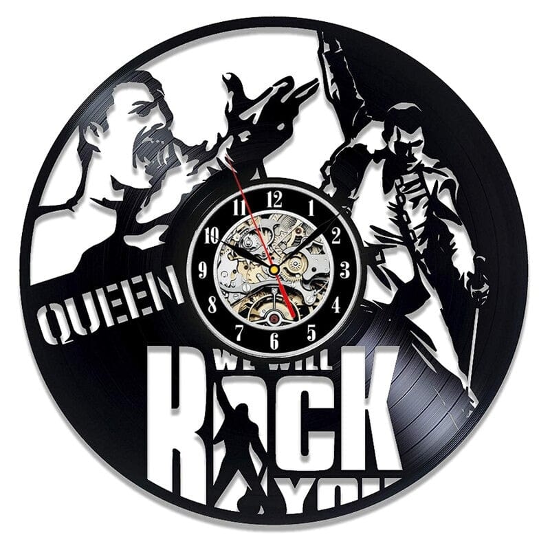 Horloge Vinyle Rock'n Roll Temps des Horloges