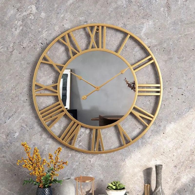 horloge miroir