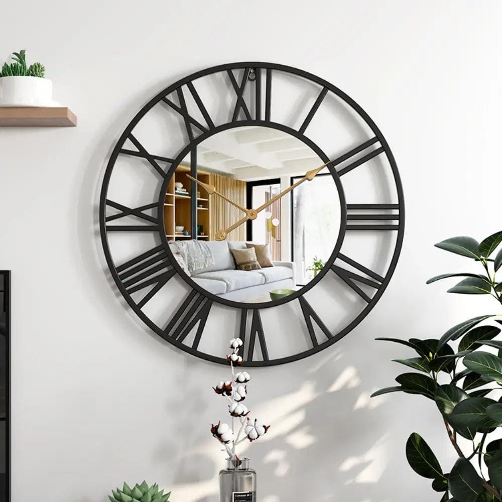 horloge miroir